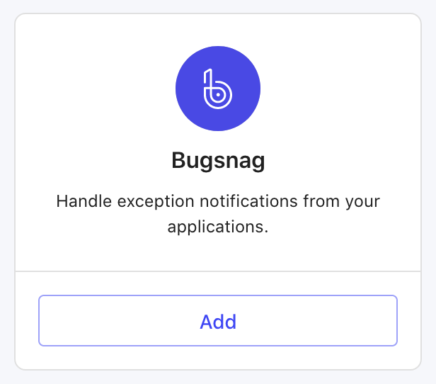Add integration Bugsnag type