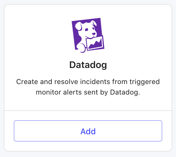 Add integration Datadog type