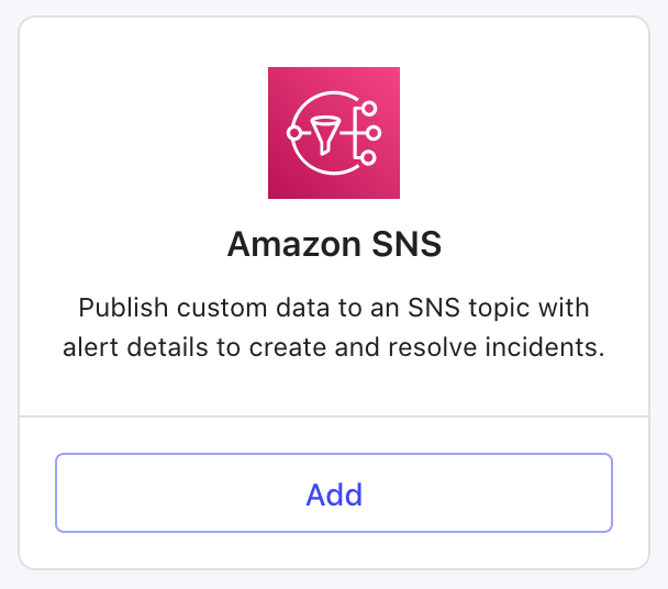 Add integration SNS type