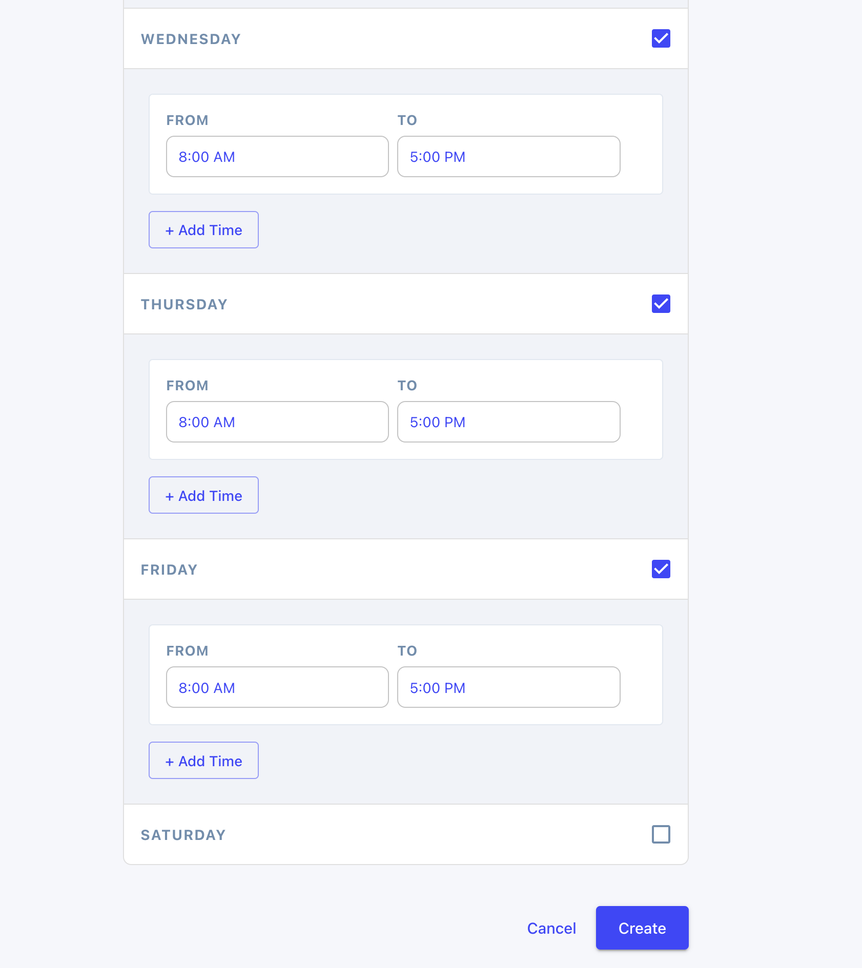 New shift form 4